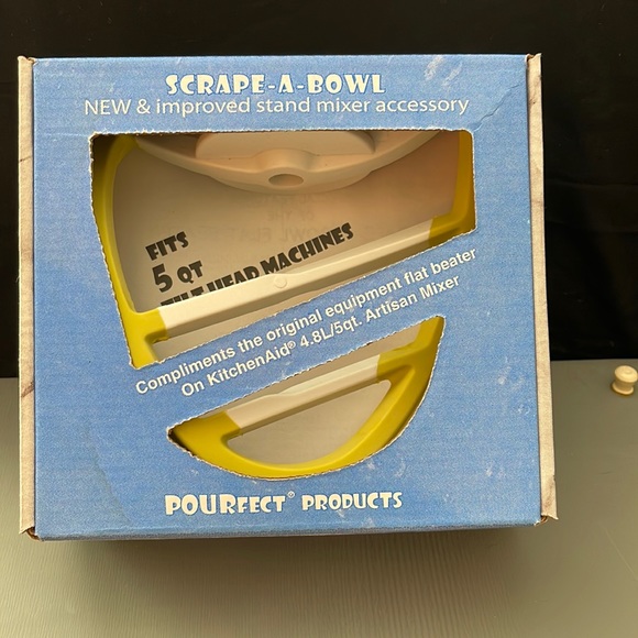 POURfect Scrape-A-Bowl Flex Edge Beater fits 5.0qt Bowl - Picture 4 of 10
